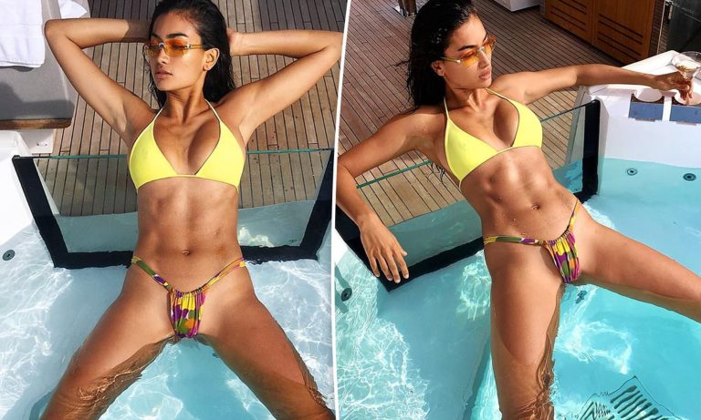 Victoria’s Secret Model Kelly Gale Shows Off Her Impressive Figure In An Orange ʙικιɴι