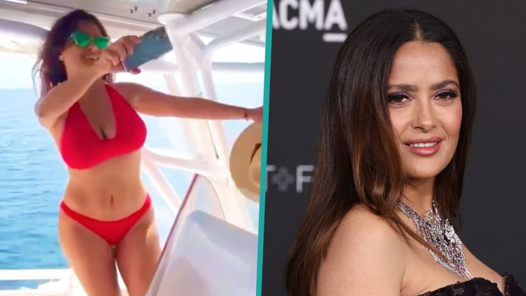 It’s a crime to look like this at 56 : The way Mexican actress Hayek looked in a two-piece ʙικιɴι on a yacht deserves special attention